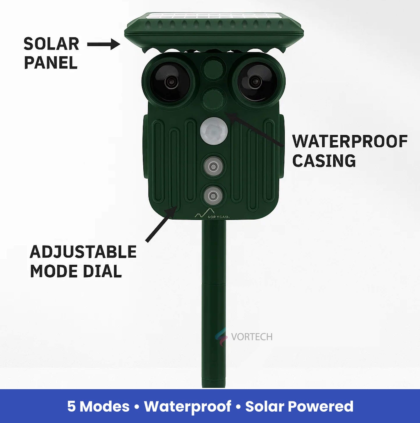 Outdoor Solar Deer Deterrent | Waterproof and Adjustable