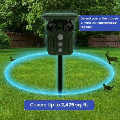 Outdoor Solar Deer Deterrent | Waterproof and Adjustable