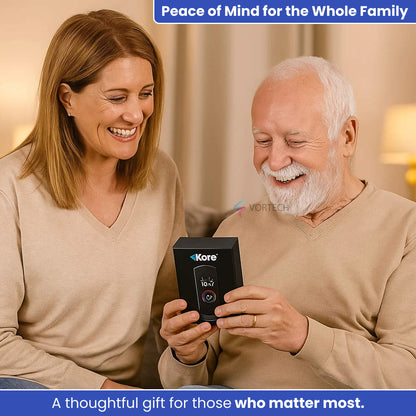 Easy Fit Smartwatch for Seniors with Heart Rate Monitor