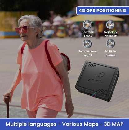 Easy GPS Tracker for Elderly with Fall Alerts
