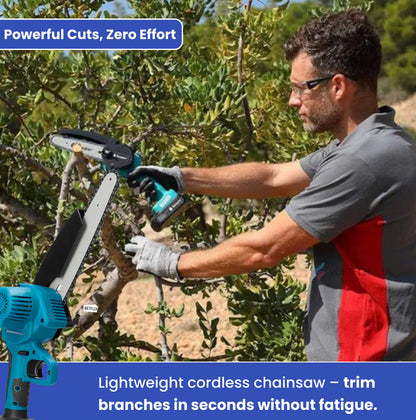 Portable Electric Chainsaw for Easy Tree Pruning