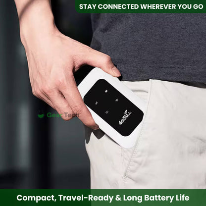 Compact Mobile Wi-Fi Router for Travel and Home Use