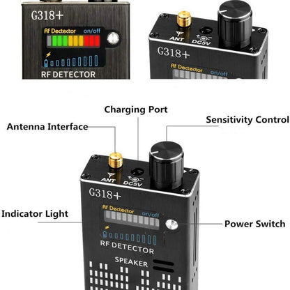 Spy Bug Detector & Hidden Camera Finder Device