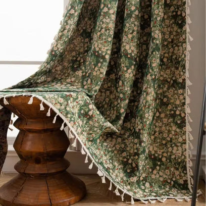 Classic European Floral Pattern Curtain