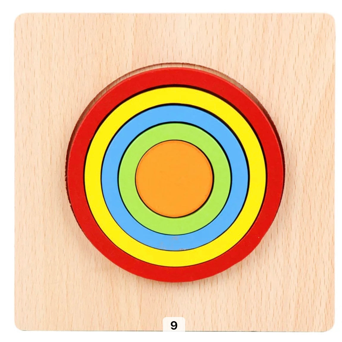Fun Wooden Shape Puzzle for Kids