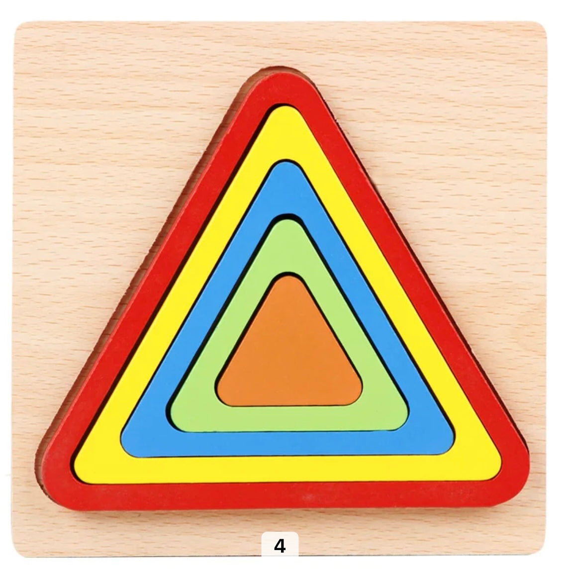 Fun Wooden Shape Puzzle for Kids