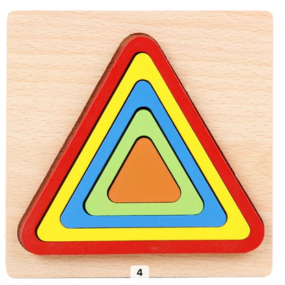 Fun Wooden Shape Puzzle for Kids