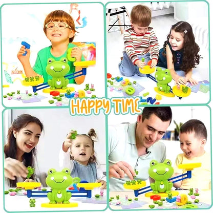 Fun & Educational Frog Balance Math Toy – Montessori Learning Game for Early Math Skills