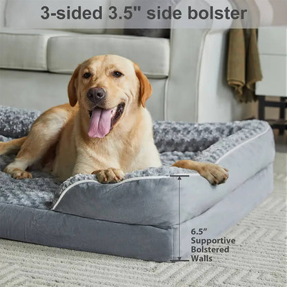 Orthopedic Dog Bed - Waterproof Support Mattress