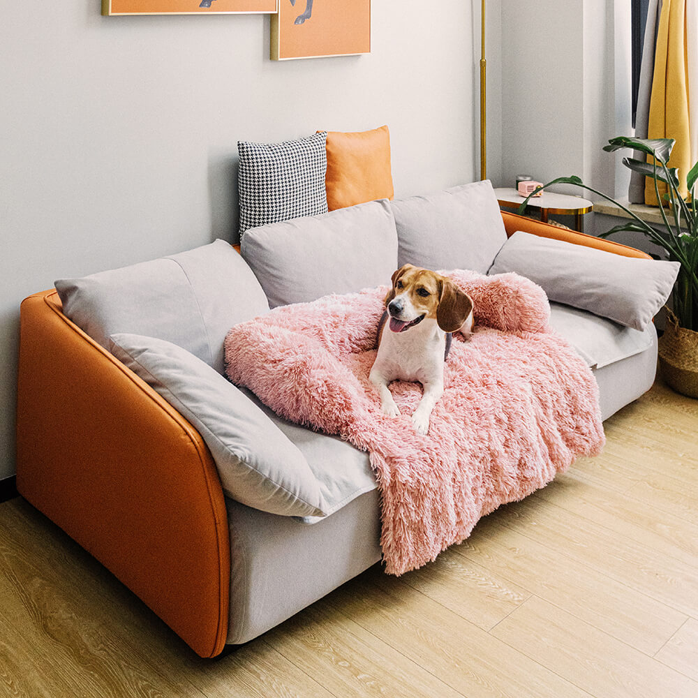 Comfortable Pet Sofa Bed - Plush Dog Cushion
