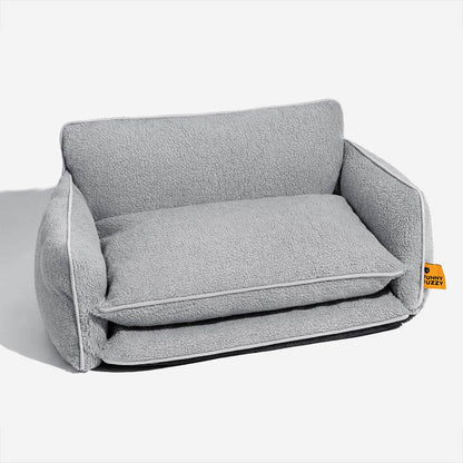 Plush Pet Fleece Couch Bed