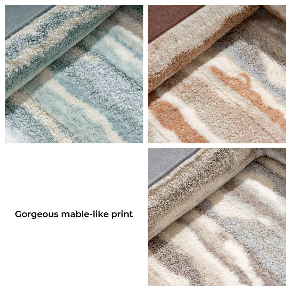 Comfortable Pet Sofa with Soft Wool Cushion