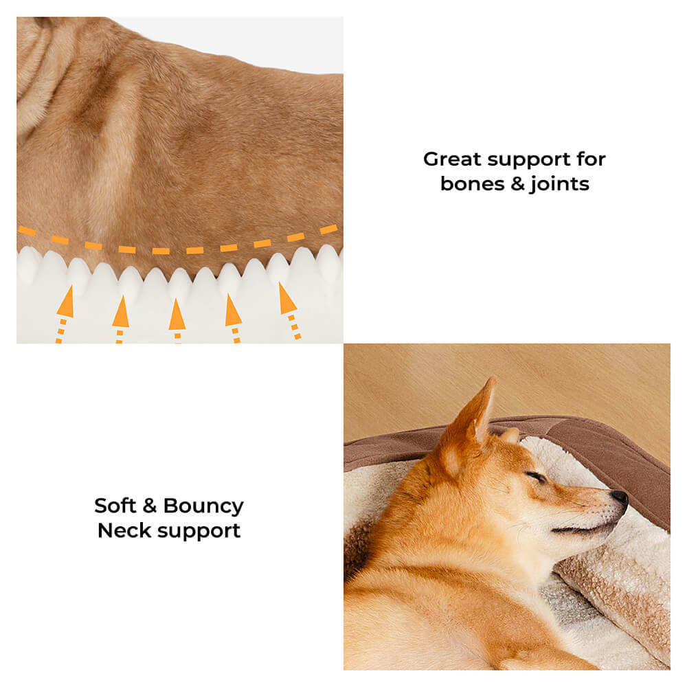 Comfortable Pet Sofa with Soft Wool Cushion