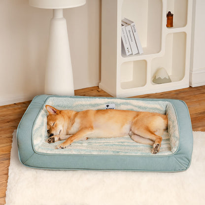 Comfortable Pet Sofa with Soft Wool Cushion