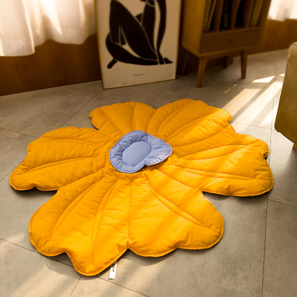 Large Floral Pet Throw Blanket