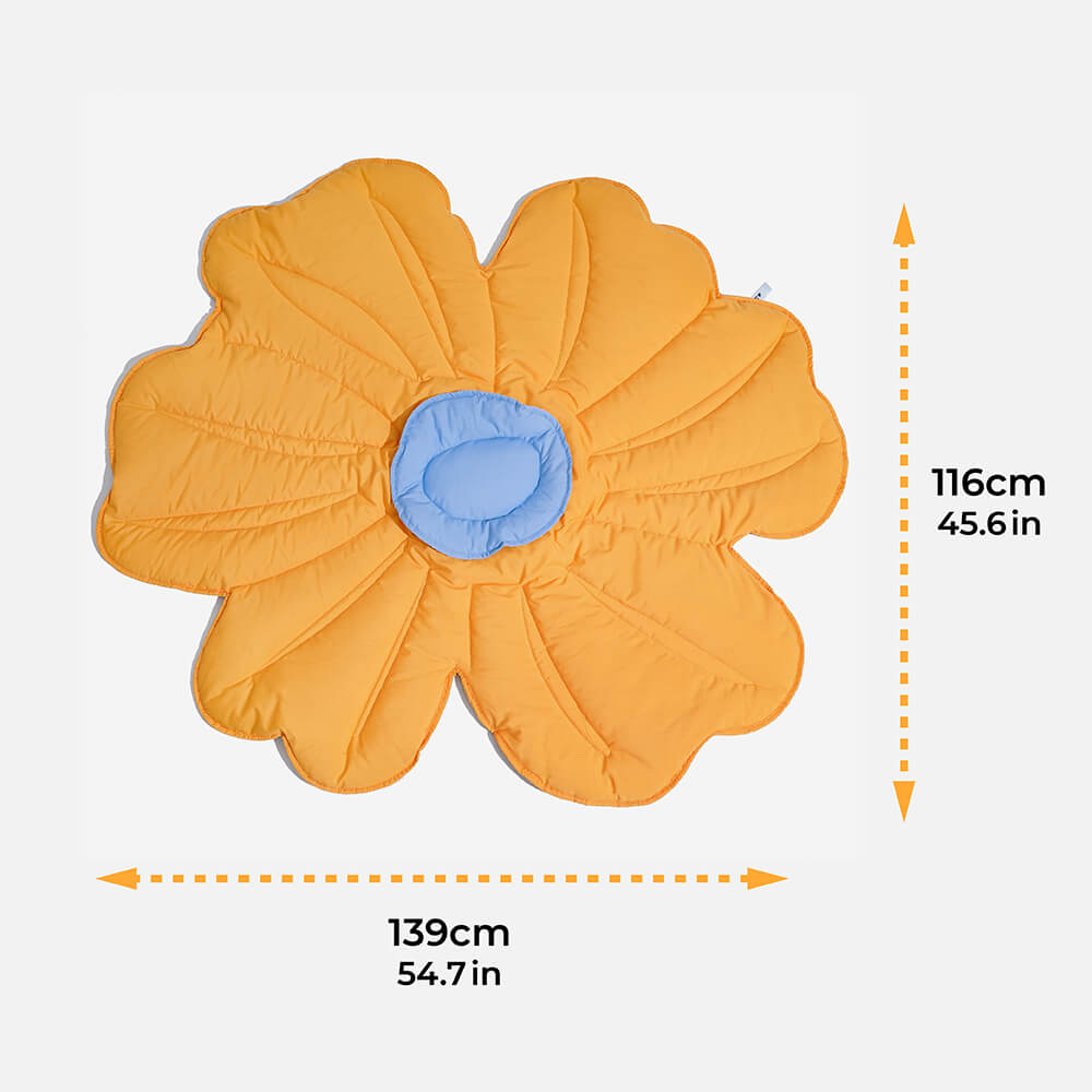 Large Floral Pet Throw Blanket