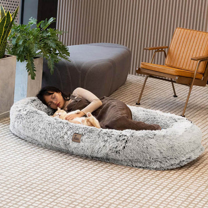 Extra Large Plush Orthopedic Dog Bed