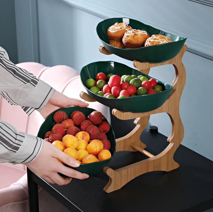 Stackable Wooden Fruit Stand