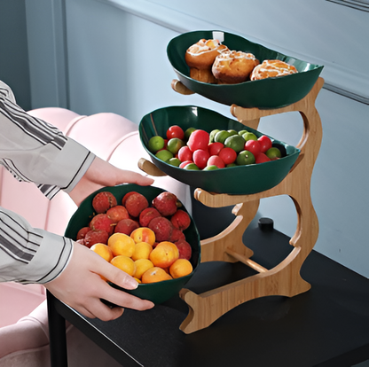 Stackable Wooden Fruit Stand