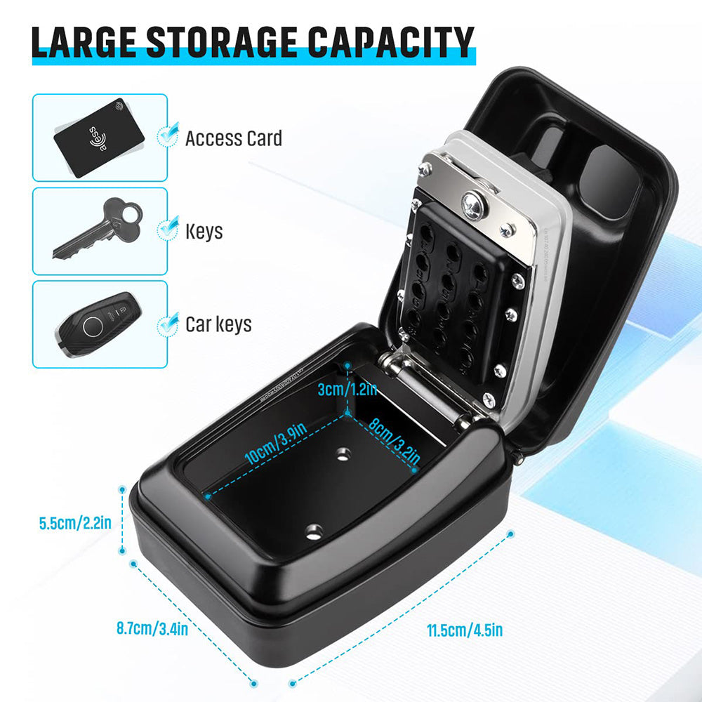 Secure Weatherproof Key Storage Box