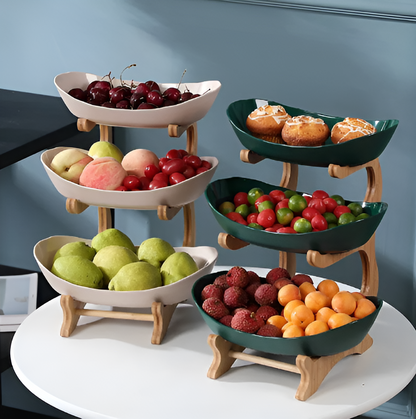 Stackable Wooden Fruit Stand - Halri
