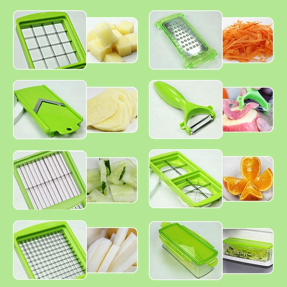 Easy 12-in-1 Veggie Chopper and Slicer