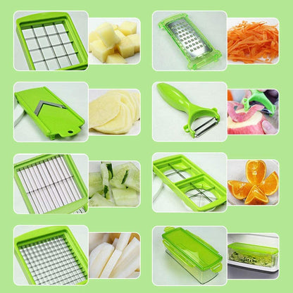 Easy 12-in-1 Veggie Chopper and Slicer