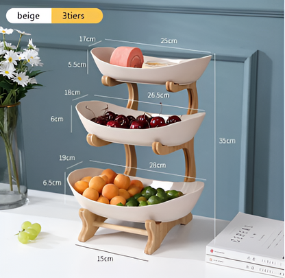 Stackable Wooden Fruit Stand