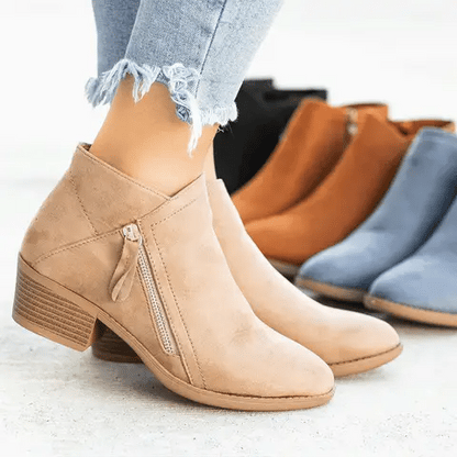 Comfortable Leather Ankle Boots for Women