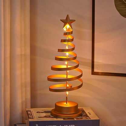 Decorative LED Mini Christmas Tree with Star Topper