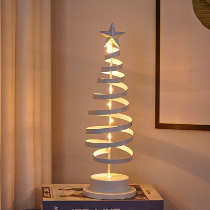Decorative LED Mini Christmas Tree with Star Topper