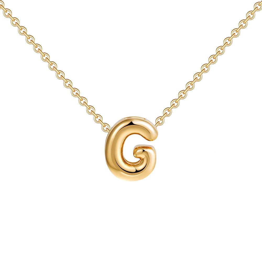 Delicate Script Monogram Initial Necklace