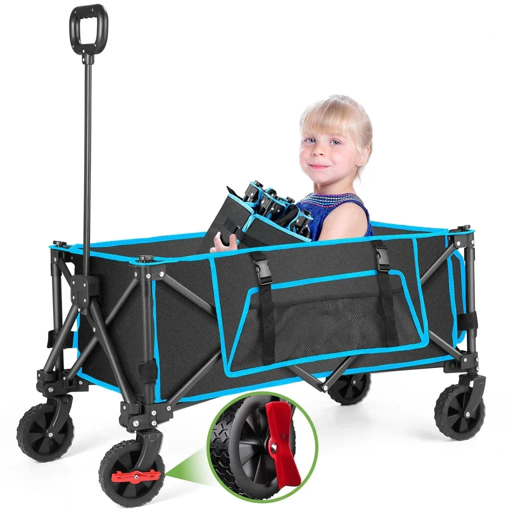 Sturdy Collapsible Outdoor Utility Wagon - Halri
