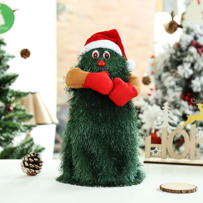 Fun Singing Christmas Tree Plush Toy Decoration