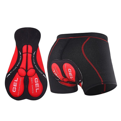 Padded Cycling Shorts with Gel Seat for Endurance Rides