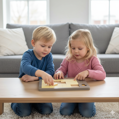 Classic Wooden Brain Teaser Puzzle - Halri