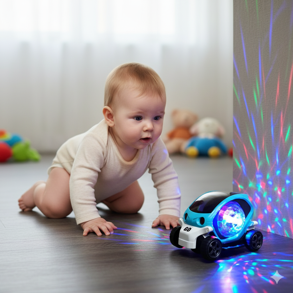 Glowing LED Music RC Stunt Car - Halri
