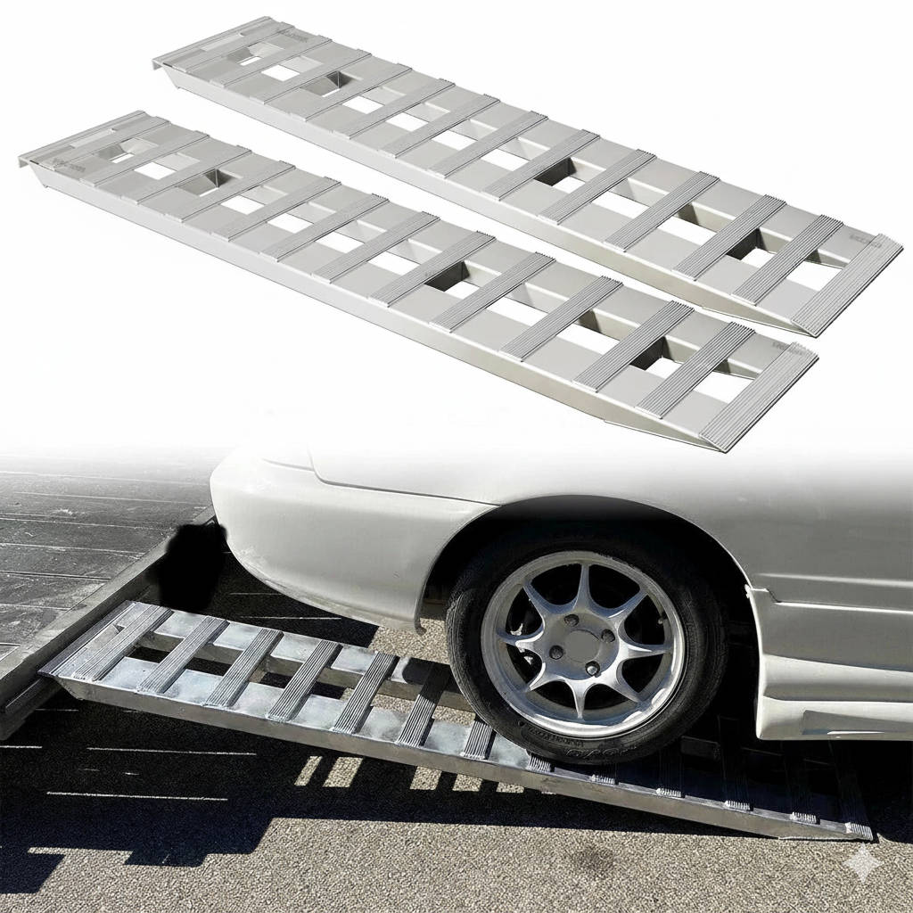 Heavy Duty 72 Steel Car Trailer Ramps - Halri