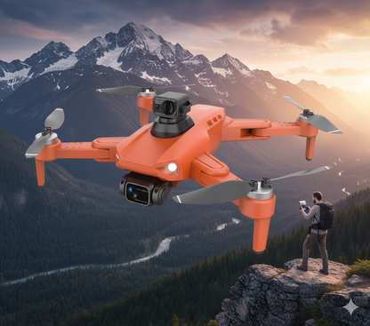 High Tech 4K GPS Drone with 360 Safety Sensor