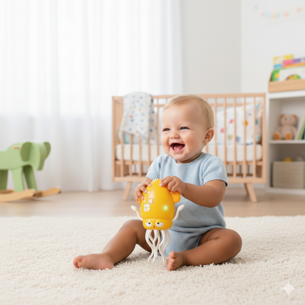 Colorful Ocean Squid Baby Toy - Halri