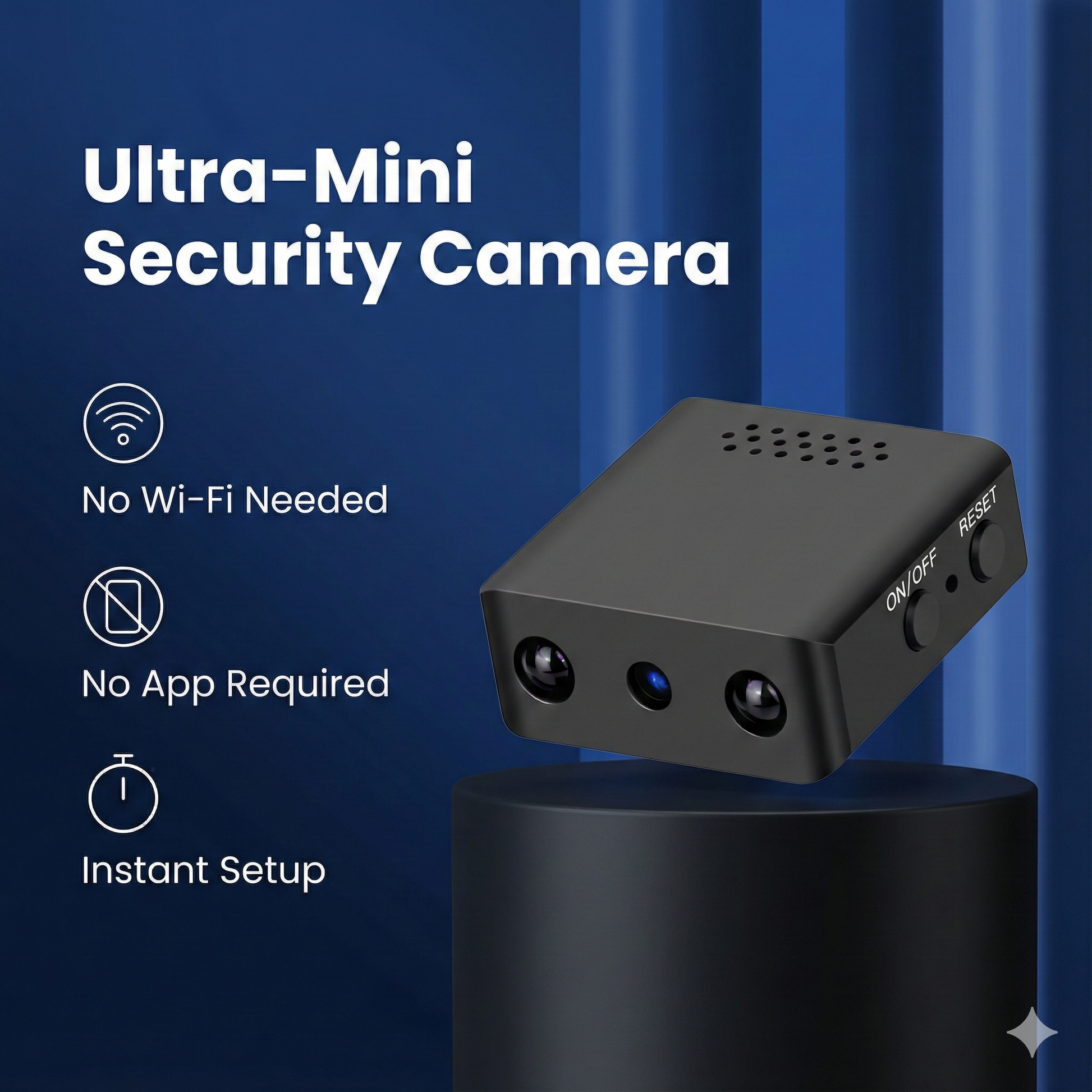 Compact WiFi Night Vision Surveillance Camera - Halri