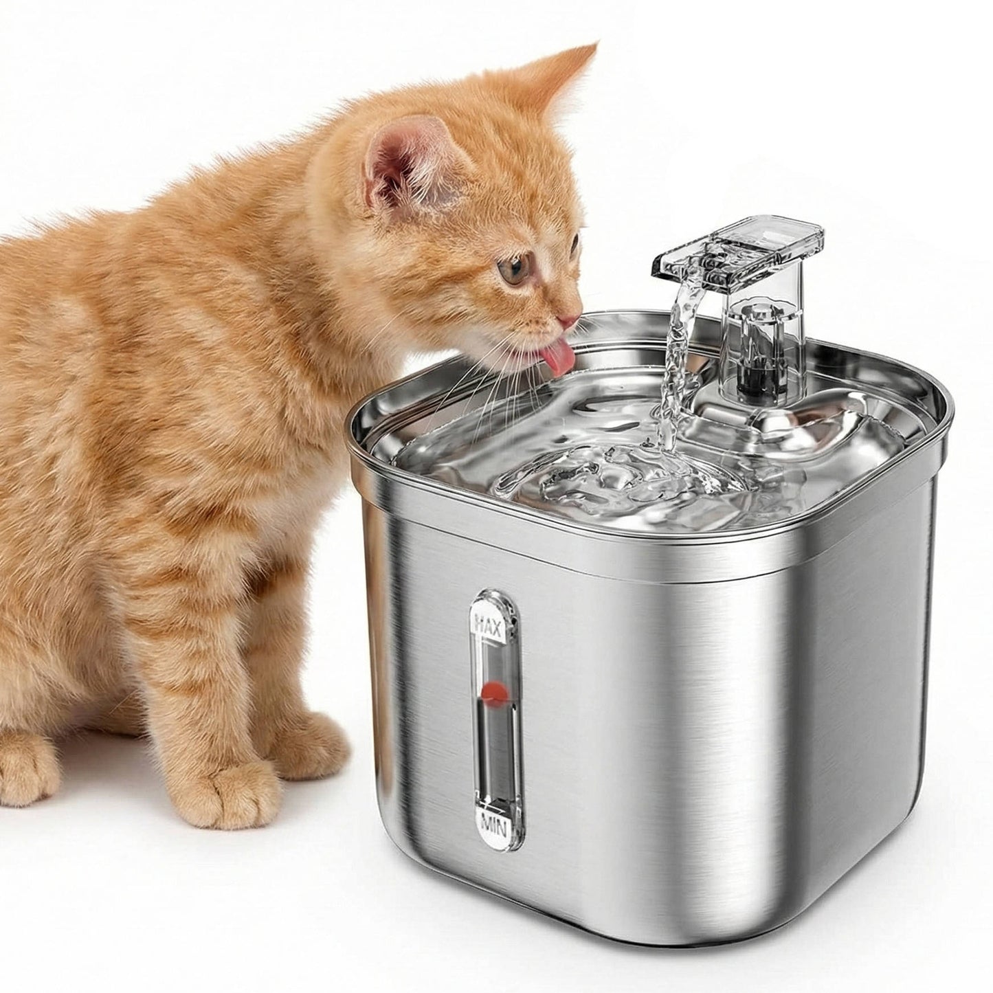 Large Pet Water Fountain - Clean Fresh Silent Flow - Halri