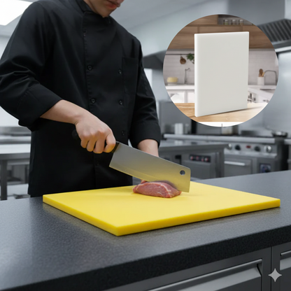 Durable Heavy Duty Plastic Cutting Board