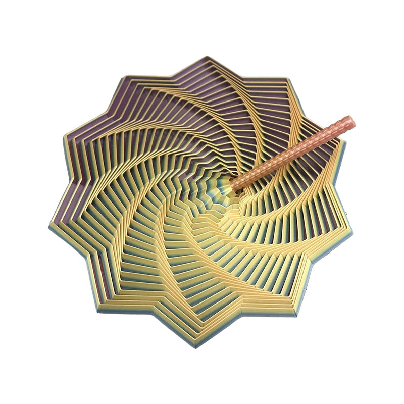 Geometric Helix Tower Stress Toy for Stress Relief – Eco-Friendly Desk Accessory for Focus and Creativity 0