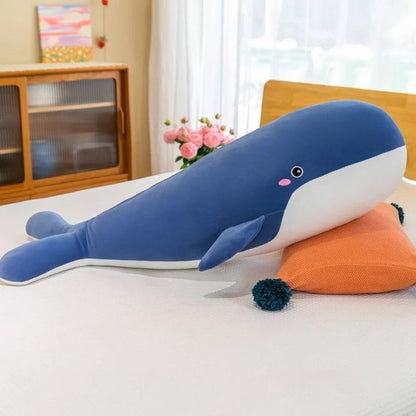 Large Cuddly Whale Stuffed Animal Toy for Kids