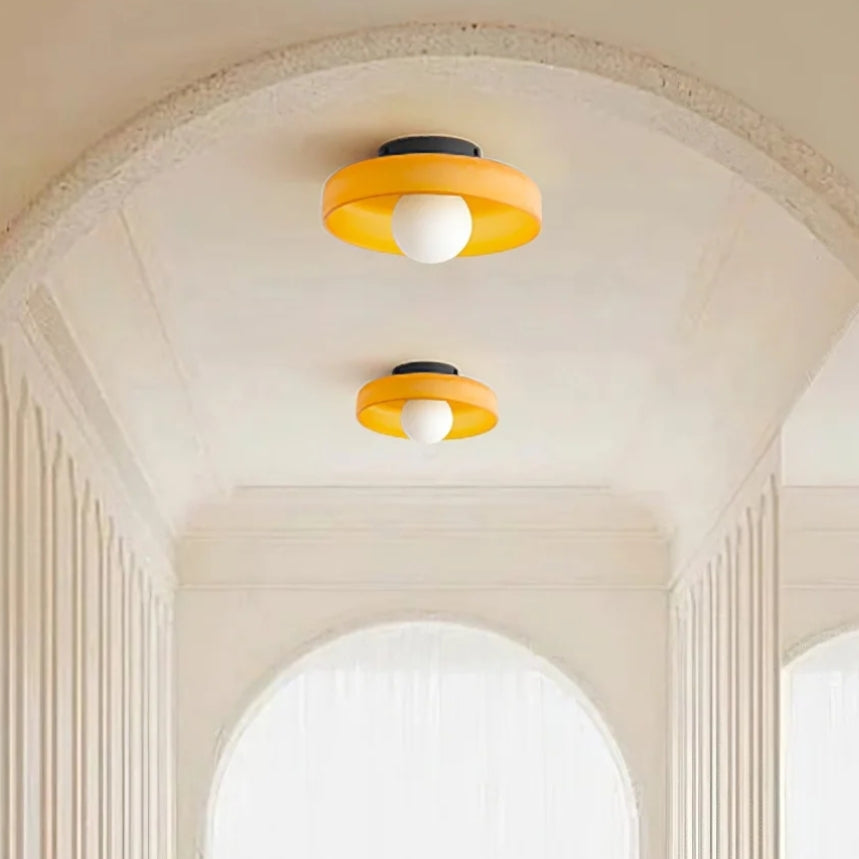 Sleek Circular LED Ceiling Lamp
