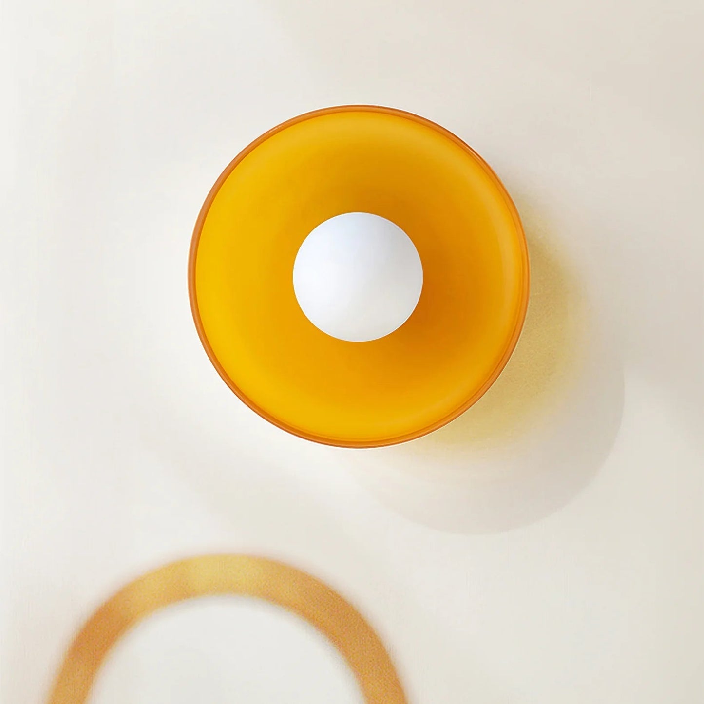 Sleek Circular LED Ceiling Lamp