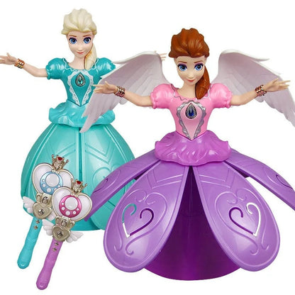 Fun Musical Girl Doll Toy with Colorful Lights - Halri