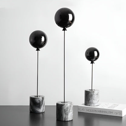 Luxury Metal Ornament with Stone Base for Modern Homes - Halri