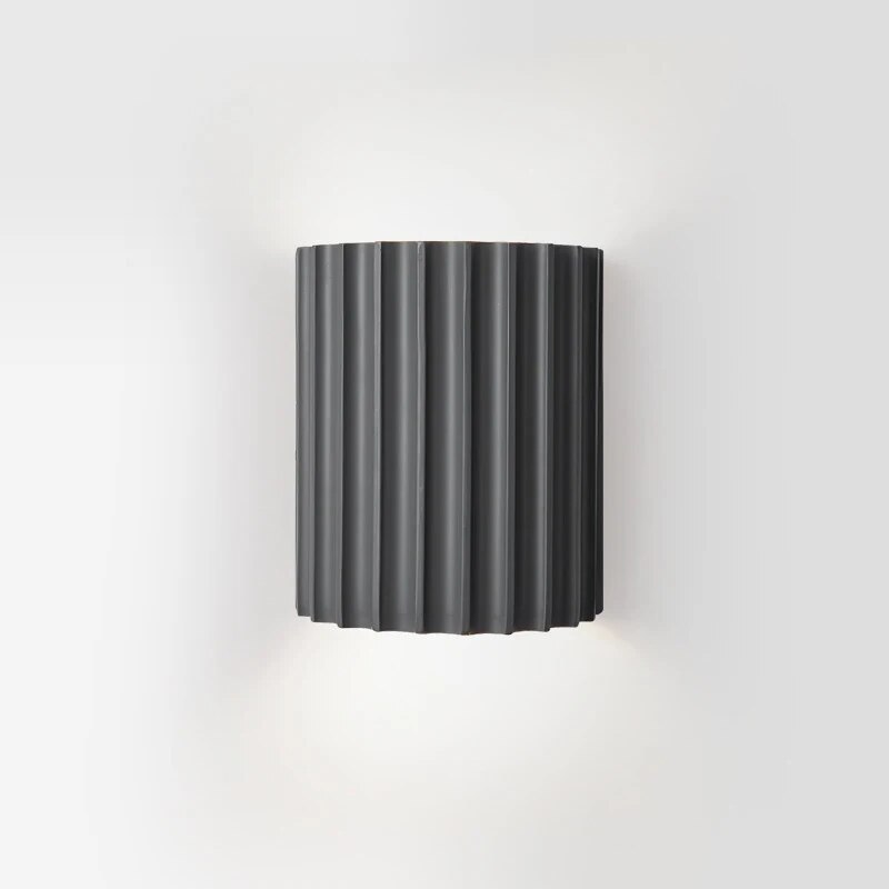 Contemporary LED Wall Light Elegant Resin Decoration